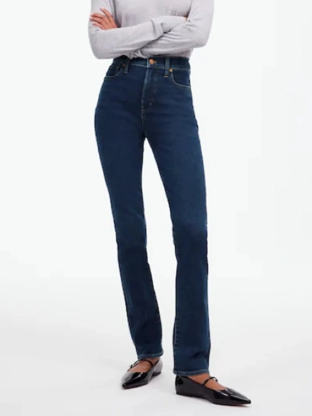Madewell The Perfect Vintage Jean High Rise Larkspur Stretch Denim Size 28